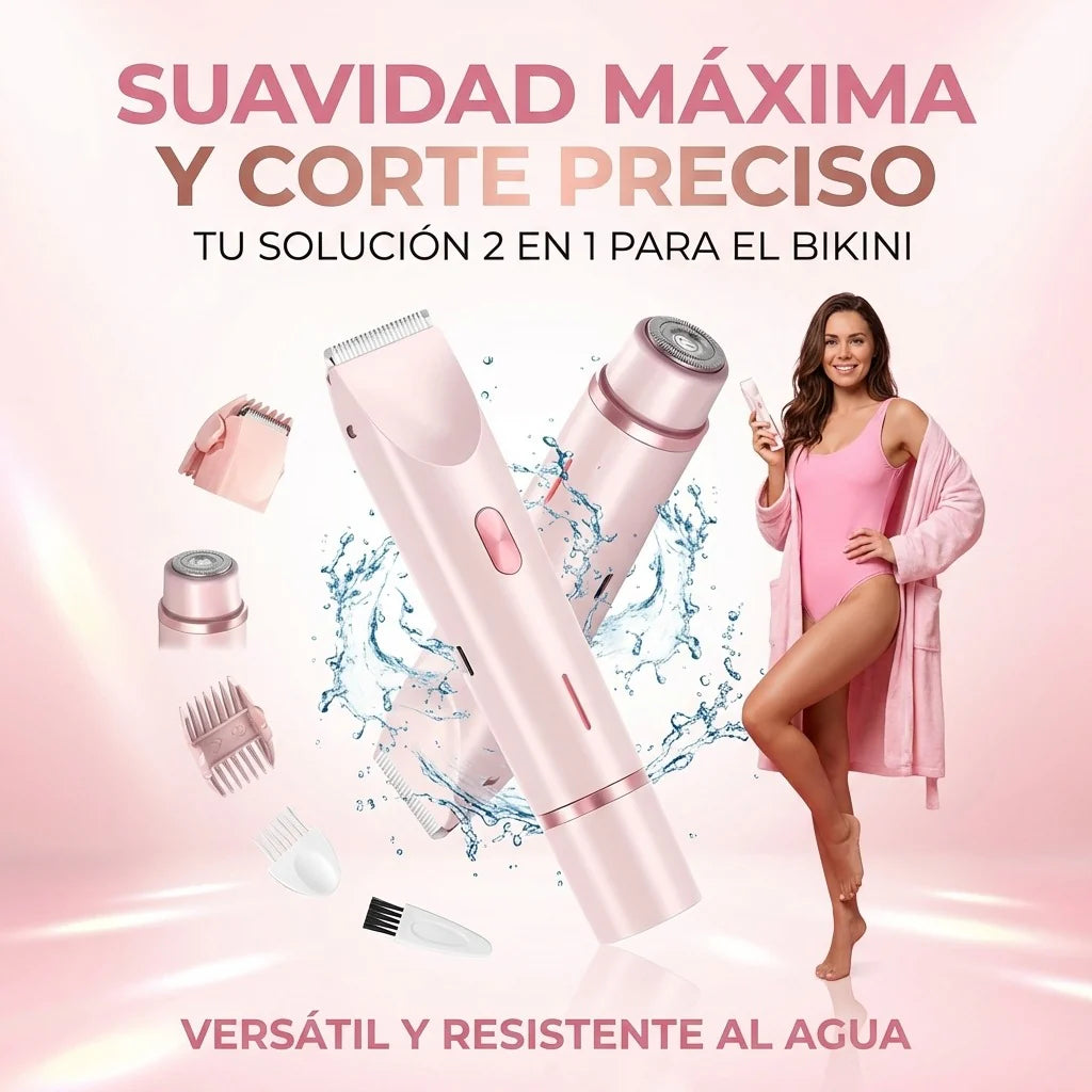 LumiShave™ Depiladora femenina - Resistente al agua