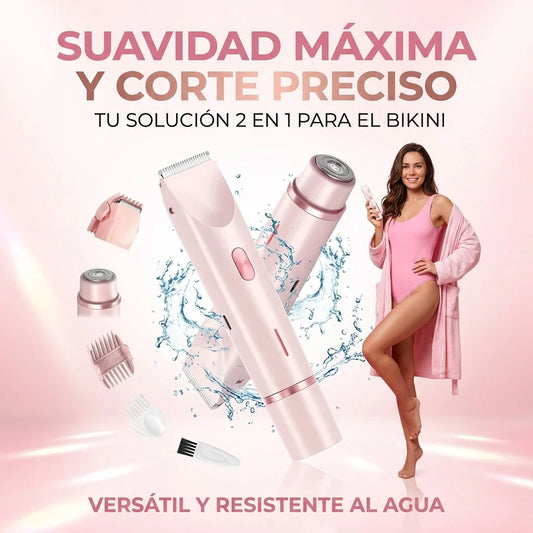 LumiShave™ Depiladora femenina - Resistente al agua
