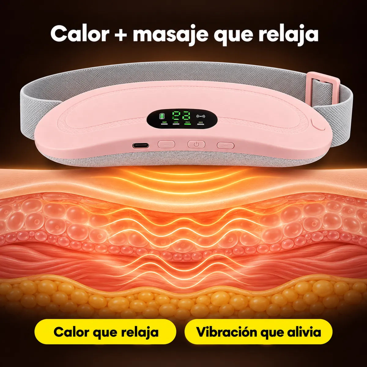 ThermaNova Sync™ Almohadilla Termica Portatil.